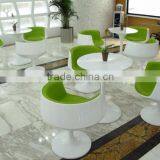 2015 Fiberglass Cup Coffee Chairs With Rotating Function thumbnail-4
