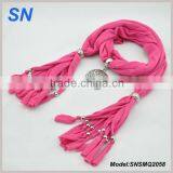 Hot Selling Polyester Alloy Jewelry Beads Pendant Scarf thumbnail-1