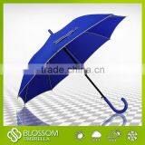 8 Panels Blue Straight Auto Open Umbrella thumbnail-1