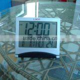 Digital Travel Clock Traveling Calendar Lcd Music Alarm Clock