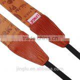 Red Leather Camera Strap Shoulder Neck Russian Series For DSLR for Canon for Nikon Q-01 thumbnail-3