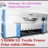 China Hot Sale Industrial1.8m 3d Used Textile Printing Machines /digital Commercial Cotton Fabric Printer With Best Price