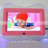 7 Inch Gift Digital Photo Frame Alarm Clock MP3 MP4 Movie Player Quality Choice