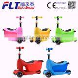 Cool Folding 3 in 1 Kids Balance Scooter With Container and LED Wheel thumbnail-3