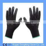 13Gauge Black PU Coated Nylon Gloves,Black Nylon Working PU Gloves,PU Safety Hand Gloves Quality Choice thumbnail-2