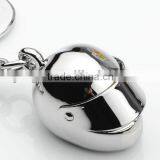 Creative Metal Motorbike Helmet Zine Alloy Key Ring Chain