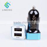 Convenient Cigarette Lighter Power Adapter DC5V Dual USB Car Mobile Phones Charger thumbnail-3
