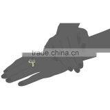 Geometric Jewelry Golden Copper Adjustable Green Stone Finger Rings Men's Jewelry thumbnail-6