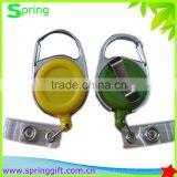 Metal Retractable Badge Holder With Back Clip