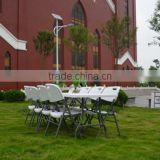 Outdoor furniture, 200cm table top+ steel frame