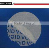 Blank White Full Transfer High Residue VOID Label Material