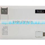 Ultra-thin Credit Card Size Power Bank With Built in Charge Cable 1500mah thumbnail-2