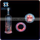 Birthday Party Event Fashional Custom UV Black Light Stick On Bottle Led Coaster,led Sticker Light