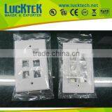 6 Ports USA Type Plastic Decorative RJ45 Coupler Wall Plate thumbnail-1