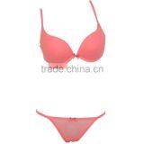 Sexy Lace Push up Bra and Panty New Design Ladies Lingerie thumbnail-1