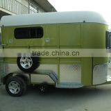 2 Horse Straight Load Deluxe Horse Floats With Kitchenette Bunk Beds Inside thumbnail-2