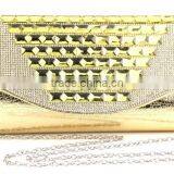 Indian Purse Women Gold Crystal pu Hand Bag thumbnail-1