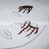 Custom Halloween Glitter Temporary Makeup Face Tattoos Bleeding Face Sticker Manufacturer thumbnail-2