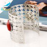 Latest Design High Quality Punk Style Iron Cuff Bangle Bracelet For Women thumbnail-4