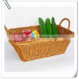 Wholesale Good Quality Decorative Wicker Fruit Storage Basket thumbnail-1