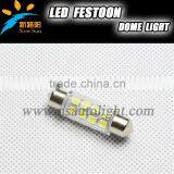 2014 New Product Auto Car Parts 12V 8pcs SMD Led Festoon Dome Lights 1W Universal Car Roof Lights