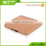 Factory Direct Wholesale 2600mah Wood Portable Power Bank , Mini Battery Power Bank From China
