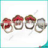 Fashion Enamel Rhinestone 360 Degree Rotation Sticky Finger Ring Holder For Smartphone Ring Holder Stand Wholesale thumbnail-4