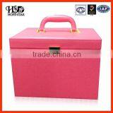 Cheap Wholesale Portable Leather Jewelry Boxes