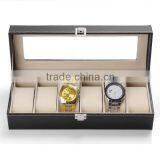 Leather 6 Slots Watch Packaging Box With Good Quality thumbnail-2