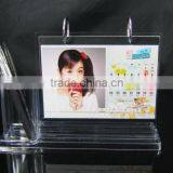 Clear Acrylic Desktop Calendar Tent Card Stand Holder thumbnail-2