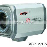 Best Selling Zoom Camera 1/4" SONY CCD 27X Optical Zoom CCTV Camera Bullet Camera