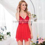 Best Seller First Night Women Sexy Red Night Lingerie thumbnail-2