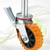 Long Stem Heavy Duty 200mm Scaffolding Swivel Caster Wheels