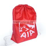 210D Polyester Draw String Beach Bag for Shoes Bag,Welcome OEM