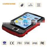 Shockproof Outdoor Rugged Phone Crossmatch Fingerprint Pad With Bluetooth