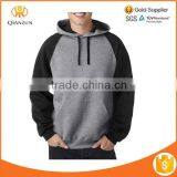 Men's Color Block Raglan Hoodie Pullover Sweatshirt thumbnail-1
