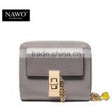 Customized Hasp Open Wallet Women Genuine Leather Coin Hand Purse thumbnail-2