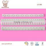 Food Grade Embossing Fondant Edge Frill Cutter for Cake Decoration