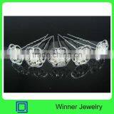 HP209 Flower Indian Bridal Decorative Hair Pin thumbnail-1