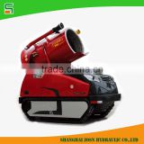 Remote control fire fighting robot with gas detector/cannon