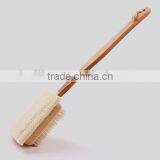 Double Side Wooden Bath Body Brush With Natural Loofah and Bristle thumbnail-2