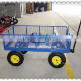4 Wheel Foldable Metal Beach Wagon Cart thumbnail-3