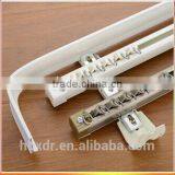 Anodized Bending Types of Aluminum Shower Curtain Rod Double Track thumbnail-1