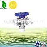 High Quality PPR 3 Way Brass Ball Valve thumbnail-1