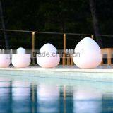 Egg Shape Wireless Induction Charge Water Floating IP68 LED Garden Light Ball With IR/RF/APP Remote Control thumbnail-4