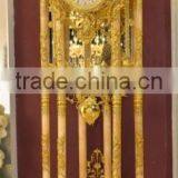 Magnificent French Louis XV Style Palace Standing Clock, Dore Bronze Antique Standing Clock thumbnail-6