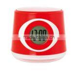 Funny Colorful Flowerpot With Clock,digital Table Clock thumbnail-5