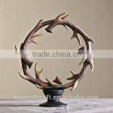 Creative Round Shaped Resin Fake Deer Antler Crafts thumbnail-1