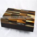 High Quality Best Selling Lacquered Buffalo Horn Inlay Rectangle Jewelry Box From Vietnam thumbnail-1
