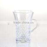 Machine Made Style Clear Glass Tea Cup For Tea thumbnail-2